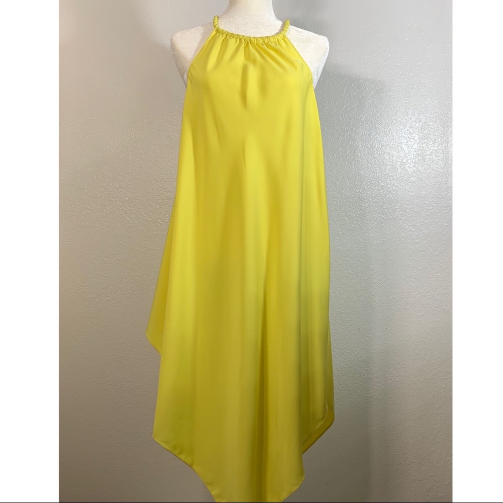 Yellow Halter  Rachel Roy Dress